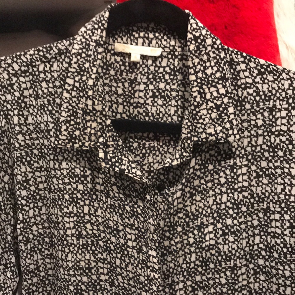 Gold Hawk silk button down